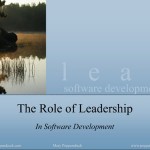 Interview with Mary Poppendieck and Role of Lean Leadership